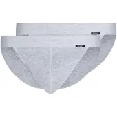 Skiny Slip grijs gemêleerd / zwart