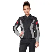 Rekurv C-21.02 Damesjas Textiel Grijs/Zwart/Rood 22, Dames
