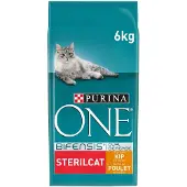 Purina One Sterilcat Kip & Tarwe - Kattenvoer - 6 kg