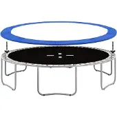 Springos Trampoline Rand | Beschermrand Trampoline | Rond | Ø 460 cm | Blauw