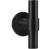 Formani Piet Boon ONE PBT100V massieve voordeurknop vast op rozet - PVD mat zwart