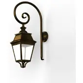 Roger Pradier Avenue 3 Model 3 Wandlamp Clear Glass Built-in LED 3000K Warm-White 35W | Gold Patina