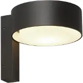 Marset LED-wandlamp buiten Plaff-on! A, dimbaar, zwart, Aluminium, Design, LED wandlamp buiten