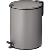 kela Pedaal Afvalemmer, 5 L, Licht Grijs - | Mats