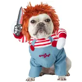 California Costumes Chucky kostuum voor honden