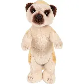 Suki Pluche knuffel dieren stokstaartje 15 cm - Speelgoed knuffelbeesten stokstaartjes