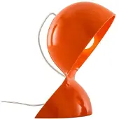 Artemide Tafellampe , Oranje, Woonkamer, Kunststof