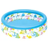 Bestway Zwembad 3 Rings Ocean Life (102x25cm)