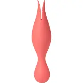 Svakom Siren Intense Double Tongued Vibrator - Koraal