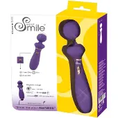 Sweet Smile Draadloze Wand Massager met Geribbelde Kop Flexibel