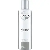 Nioxin System 2, voor dames, geschikt voor normaal haar, hydraterend, glanzend, 1000 ml. Aanbrengen van de hoofdhuid tot de punten. Laat 1 tot 3 minuten inwerken. Spoel uit. Afmetingen: 73,6 mm