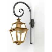 Roger Pradier Place des Vosges 2 Model 2 Wandlamp Tinted Lacquered Brass