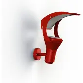 Roger Pradier OL 33 Model 2 Wandlamp Tomato red