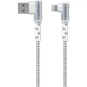 Energizer 90° kabel - USB-C - 2 m, wit (2 m, USB 3.2 Gen 1), USB-kabel