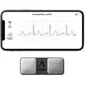 AliveCor KardiaMobile 1-kanaals ECG-apparaat - snel een hartfilmpje maken - detecteert atriumfibrilleren