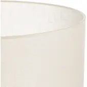 Helam Lampenkap Alba, Ø 45 cm, E27, ecru Alba, crème / amber, Woon-/ Eetkamer, Textiel / Stof / Zijde