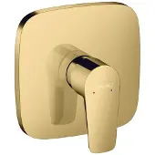 Hansgrohe talis e eengreeps douchemengkraan afbouwdeel, polished gold optic
