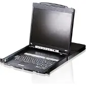 Aten 16-Poorts KVM Schakelaar LCD 19" Console Zwart