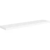 vidaXL Wandschap zwevend 120x23,5x3,8 cm MDF wit