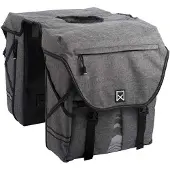 Willex Bagagetas 1200 - Dubbele Fietstas S - 20 liter - Antraciet