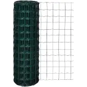 vidaXL Euro hek 10x1,2 m staal groen