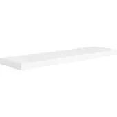 vidaXL Wandschap zwevend 90x23,5x3,8 cm MDF wit