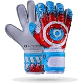 Elite Sport keepershandschoenen Stars junior latex blauw/rood