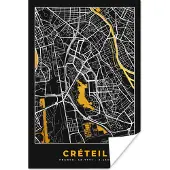 PosterMonkey Poster Plattegrond – Stadskaart – Créteil - Frankrijk - Kaart - 20x30 cm