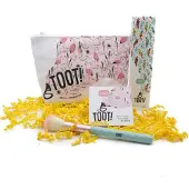 TOOT! Natuurlijke Kinder Make-up Set - Flamingo - Blush, Kwast, Tasje