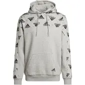 Adidas hoodie stadium graphic - Maat L - grijs