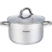 Klausberg 7130 - kookpan - soeppan met deksel - 14,0L - 32 cm
