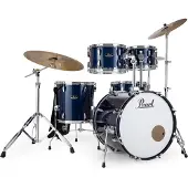 Pearl ROADSHOW FUSION 20 + B-50 ROYAL BLUE METALLIC + SOLAR CYMBALS