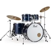 Pearl Roadshow 5pc USA Fusion Drum Kit w/3 Sabian Cymbals Royal Blue