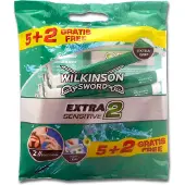 Wilkinson Extra 2 Sensitive Wegwerpmesjes - 7 Stuks