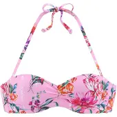 Sunseeker Bikinitop oranje / pink / lichtroze / wit