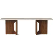 Audo Copenhagen Androgyne Lounge Tafel Walnut | Kunis Breccia