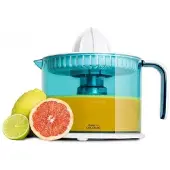 Cecotec elektrische Zitrusentsafter ZitrusEasy - Leistung 40 W, 1 Liter Kanne, BPA Free, doppelte Drehrichtung, Doppelkegel und Staubschutz. (Basisch)