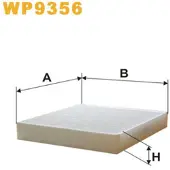 WIX FILTERS WP9356 Interieurfilter
