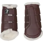 Horka beenbeschermer bont (Kleur: bruin, Maat: S)