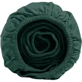 Yumeko Hoeslaken Percal Katoen 140x200 Groen - Eco, Bio & Fairtrade