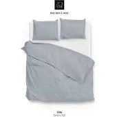 Zo! Home Dekbedovertrek Lino Denim - 100% Katoen - 240 x 200/220 cm