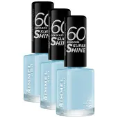 Rimmel 3x 60 Seconds Supershine Nagellak 853 Pillow Talk 8 ml