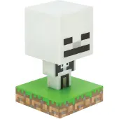 Paladone Minecraft - Skeleton Icon Lamp - Tafellamp - Nachtlamp - 10 cm