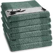 DDDDD Keukendoek Shanti Green 50 x 55 cm (6-Delig)