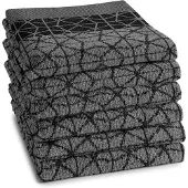 DDDDD Keukendoek Chrystal Black 50 x 55 cm (6-Delig)