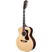 Guild F-512E Natural elektrisch-akoestische 12-snarige westerngitaar met koffer