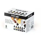 Taidepiste Ink! Metallic Set 6 x 30ml