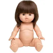 Minikane babypop met slaapoogjes chloé - 34 cm