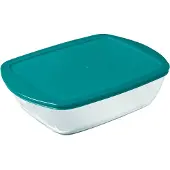 Pyrex Bewaarschaal 2.5L 20x20x8cm Transparant transparant Glas