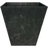 Artstone Plantenbak Ella 35 X 35 Cm Zwart